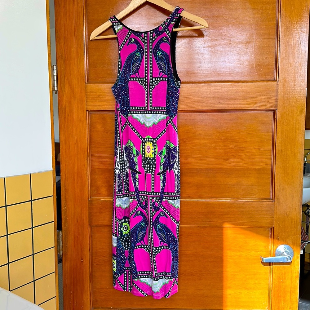 Mara Hoffman Peacock and Elephant Dress